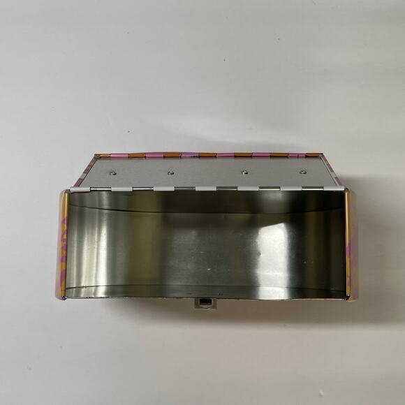 Barbie Handbag Tin Storage Purse by Tin Box Co. 2004 Flower Power Vibe - Picture 6 of 8